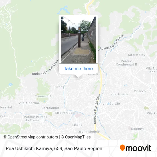 Rua Ushikichi Kamiya, 659 map
