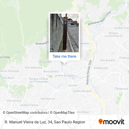 R. Manuel Vieira da Luz, 34 map