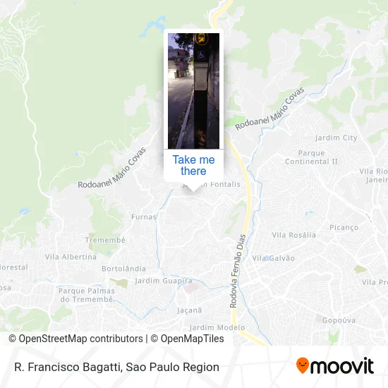 R. Francisco Bagatti map