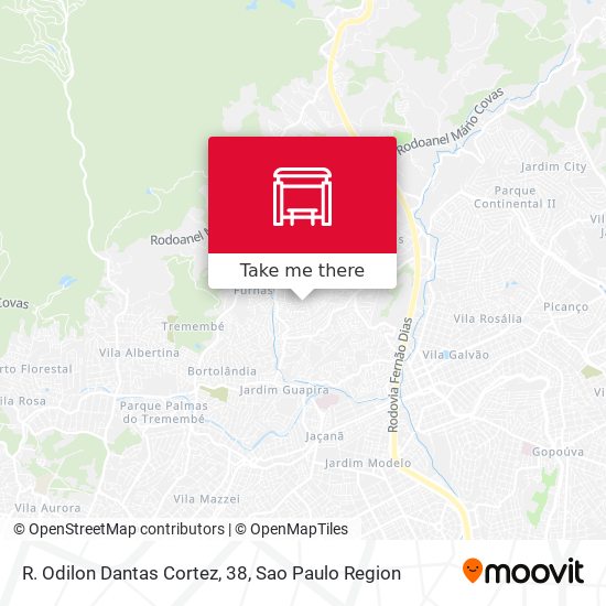 R. Odilon Dantas Cortez, 38 map