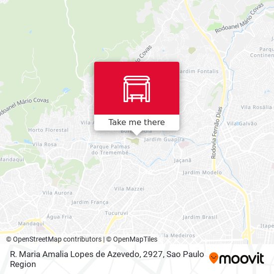 Mapa R. Maria Amalia Lopes de Azevedo, 2927