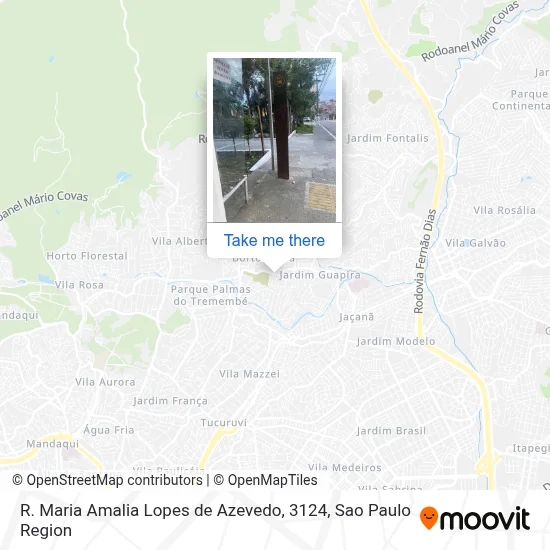 R. Maria Amalia Lopes de Azevedo, 3124 map