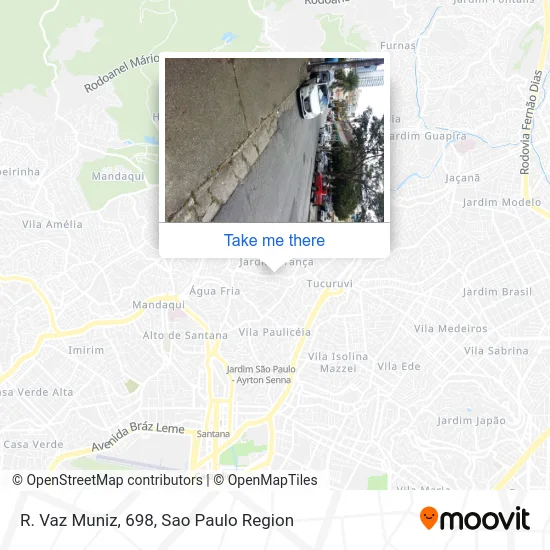 R. Vaz Muniz, 698 map