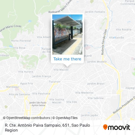 R. Cte. Antônio Paiva Sampaio, 651 map