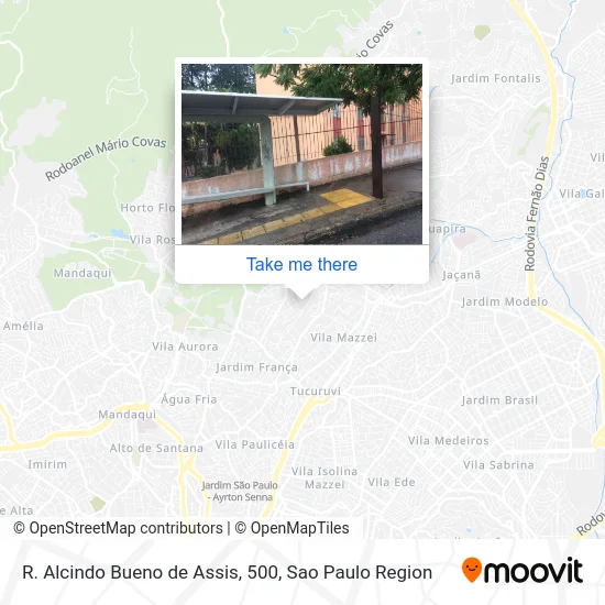 R. Alcindo Bueno de Assis, 500 map