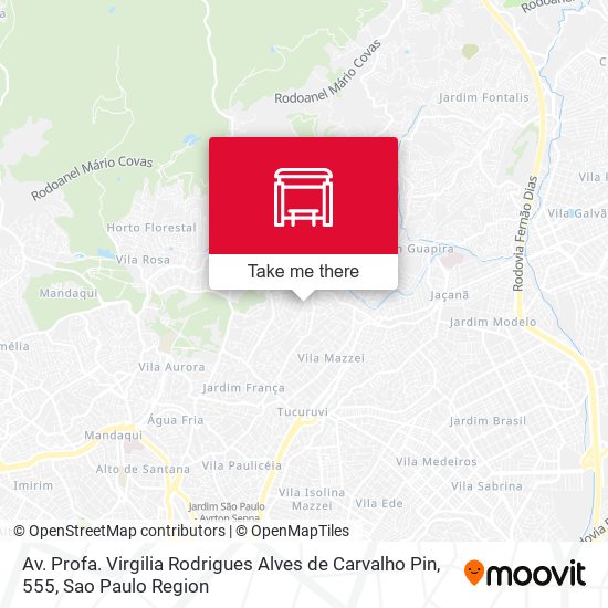 Av. Profa. Virgilia Rodrigues Alves de Carvalho Pin, 555 map