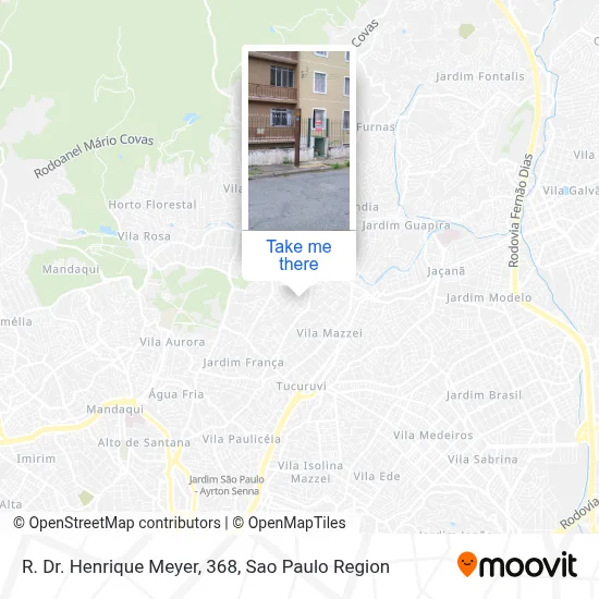 R. Dr. Henrique Meyer, 368 map