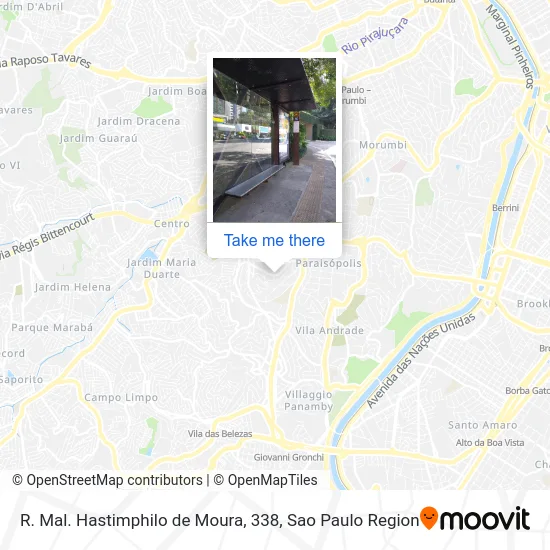 R. Mal. Hastimphilo de Moura, 338 map
