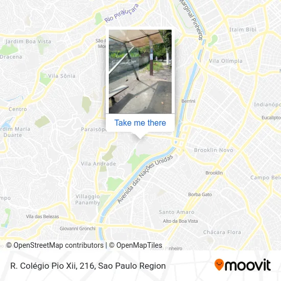 R. Colégio Pio Xii, 216 map