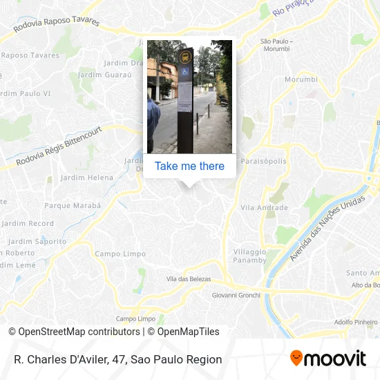 R. Charles D'Aviler, 47 map