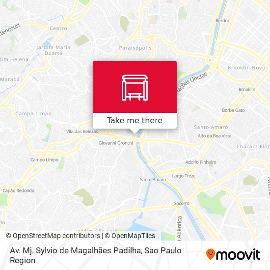 Av. Mj. Sylvio de Magalhães Padilha map