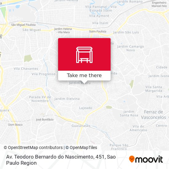 Av. Teodoro Bernardo do Nascimento, 451 map