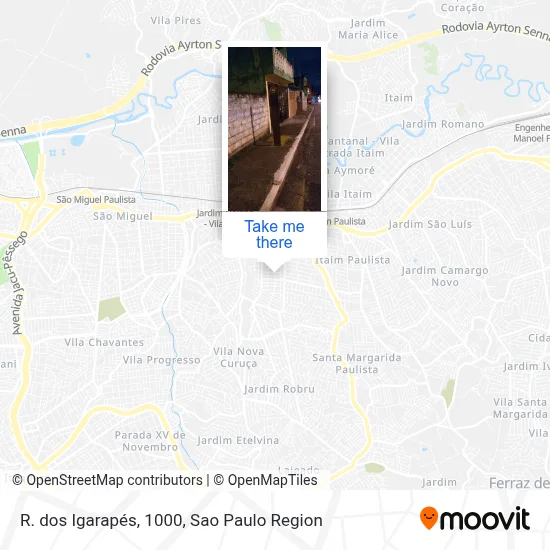 R. dos Igarapés, 1000 map