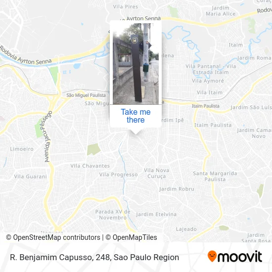 R. Benjamim Capusso, 248 map