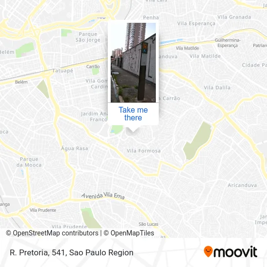 R. Pretoria, 541 map