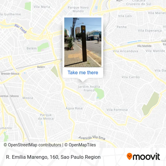 R. Emília Marengo, 160 map