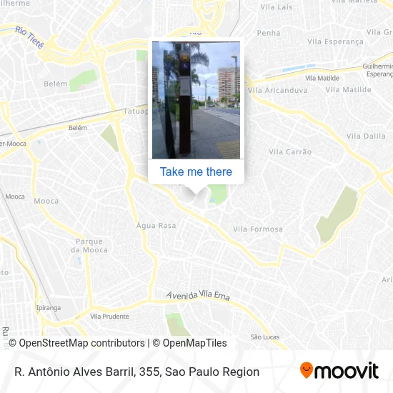 R. Antônio Alves Barril, 355 map