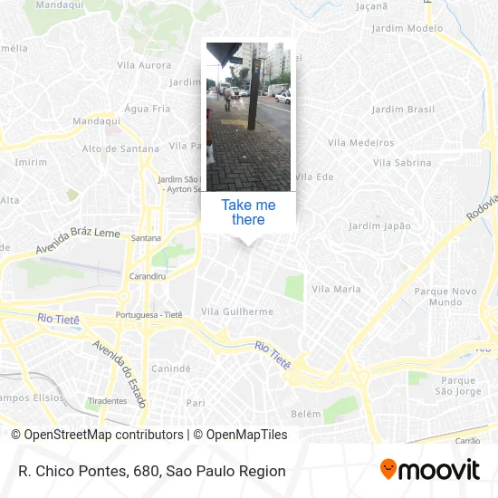 R. Chico Pontes, 680 map