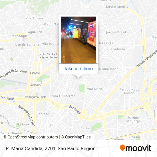 R. Maria Cândida, 2701 map