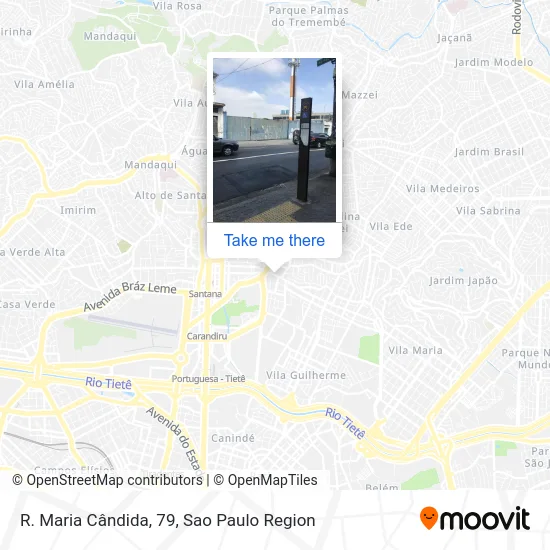 R. Maria Cândida, 79 map