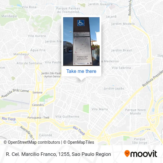 R. Cel. Marcilio Franco, 1255 map