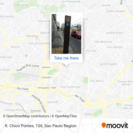 R. Chico Pontes, 106 map