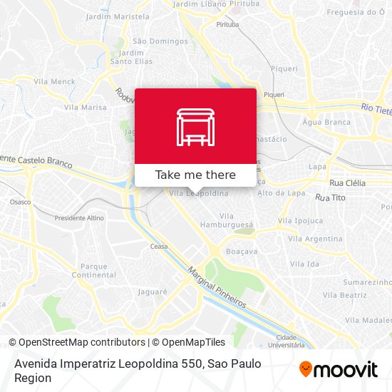 Avenida Imperatriz Leopoldina  550 map