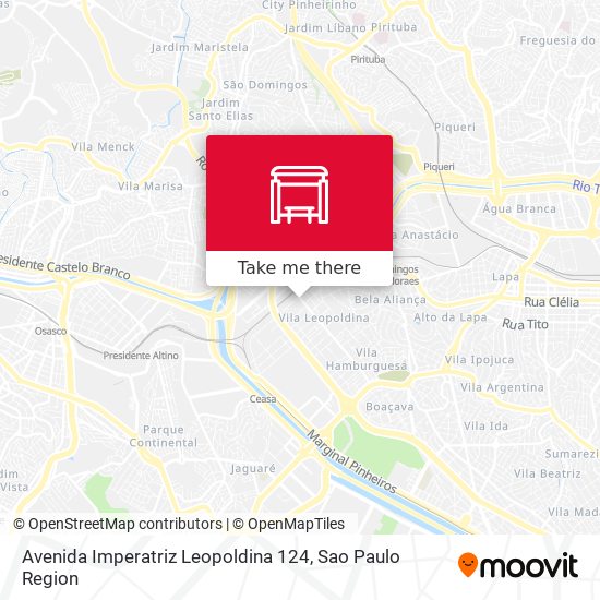 Avenida Imperatriz Leopoldina 124 map