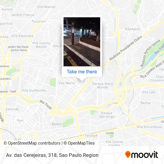 Av. das Cerejeiras, 318 map
