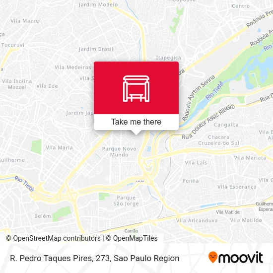 R. Pedro Taques Pires, 273 map