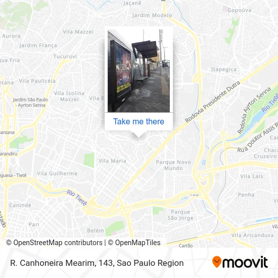 R. Canhoneira Mearim, 143 map