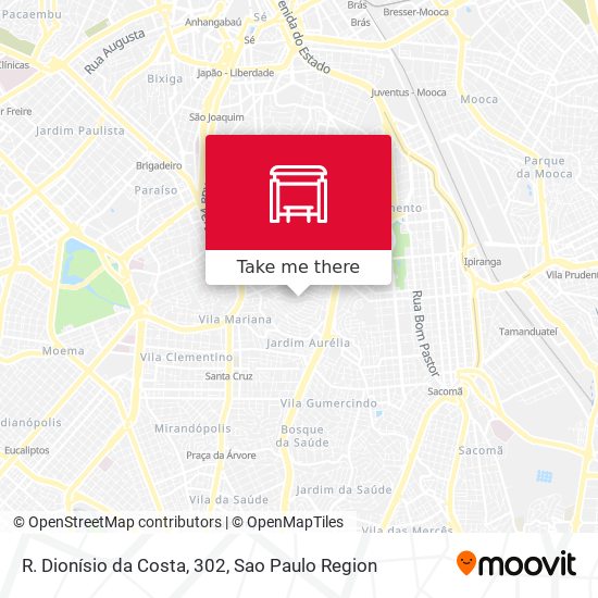 R. Dionísio da Costa, 302 map