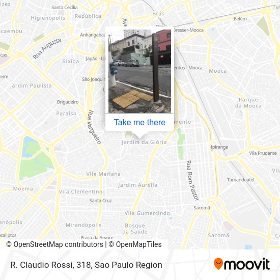 R. Claudio Rossi, 318 map