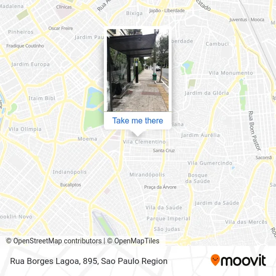 Rua Borges Lagoa, 895 map