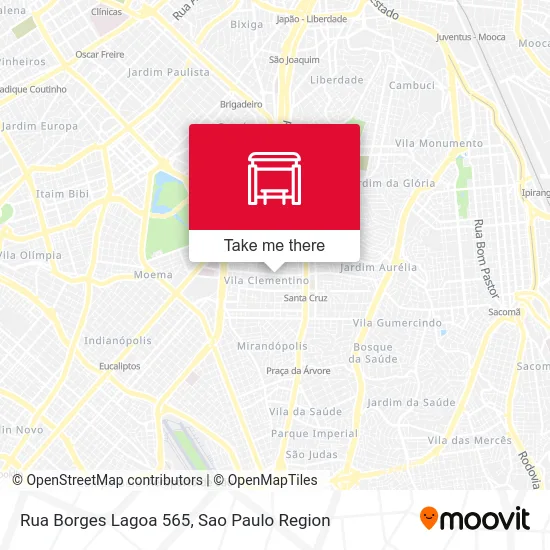 Rua Borges Lagoa 565 map