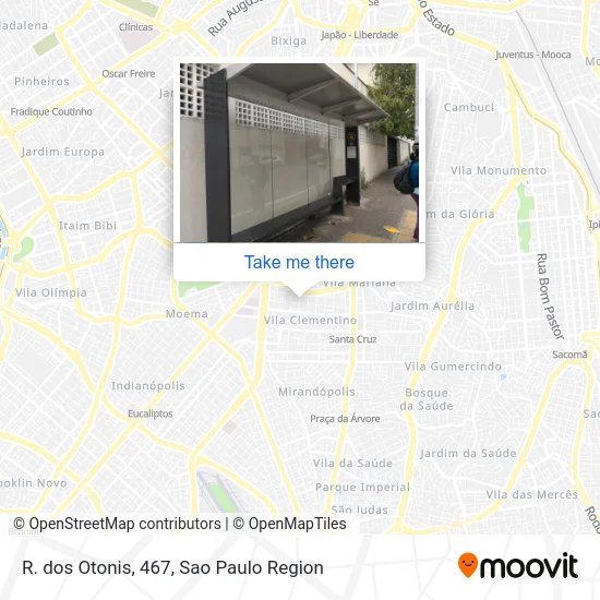 R. dos Otonis, 467 map