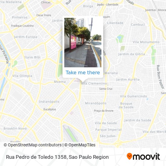 Rua Pedro de Toledo 1358 map