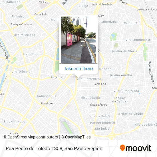 Rua Pedro de Toledo 1358 map