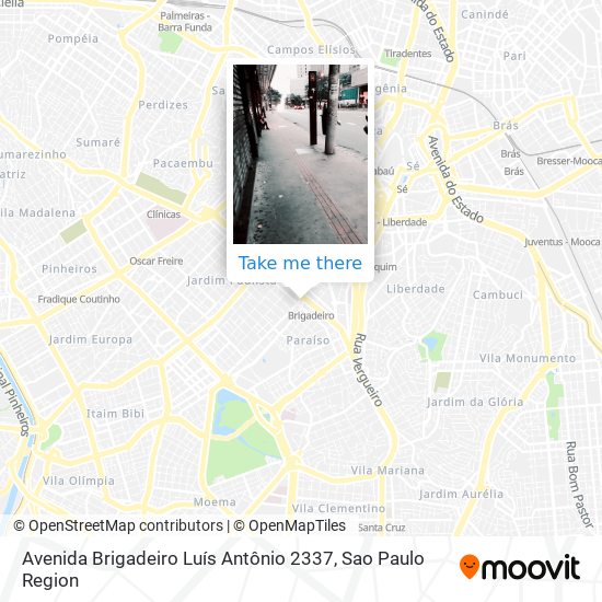 Avenida Brigadeiro Luís Antônio 2337 map