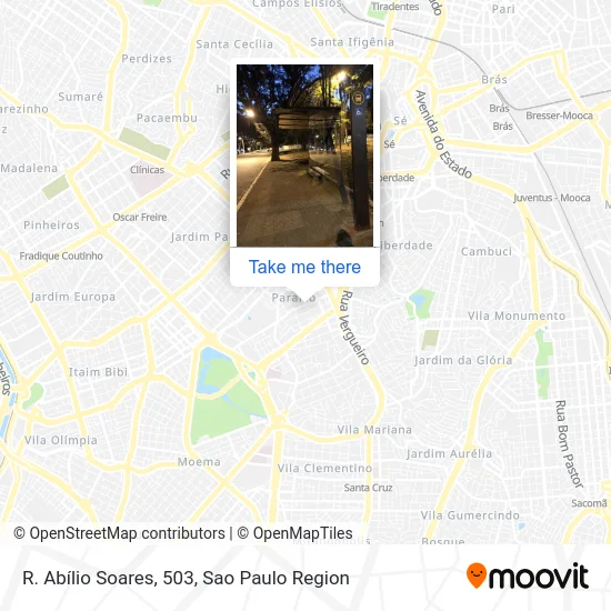 R. Abílio Soares, 503 map