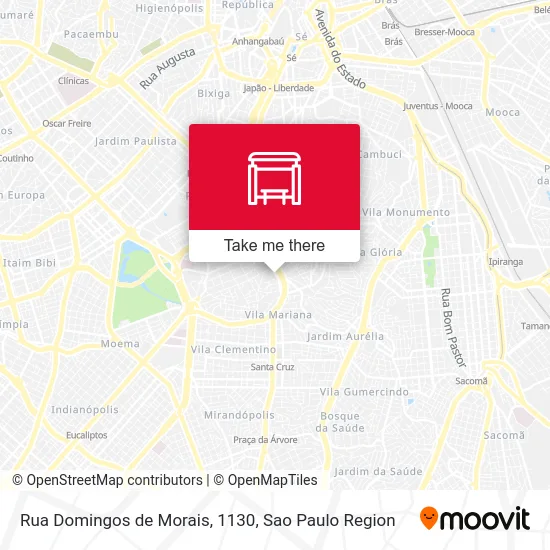Rua Domingos de Morais, 1130 map