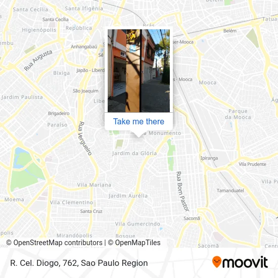 R. Cel. Diogo, 762 map