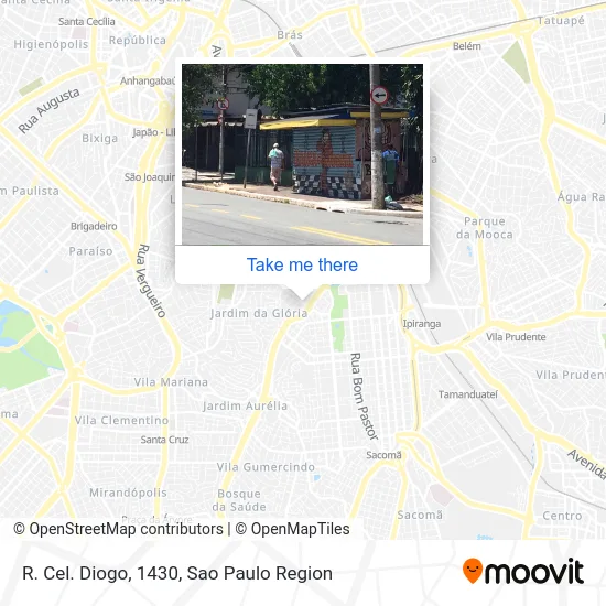 R. Cel. Diogo, 1430 map