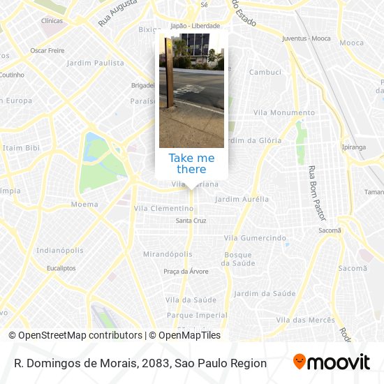 R. Domingos de Morais, 2083 map