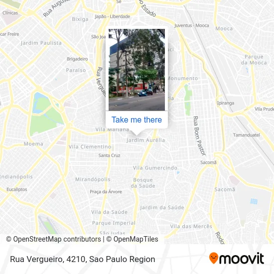 Rua Vergueiro, 4210 map