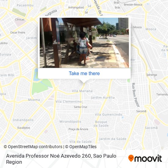 Mapa Avenida Professor Noé Azevedo 260