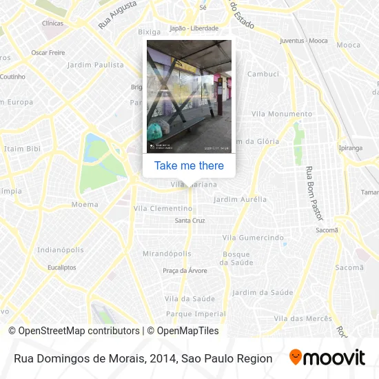 Rua Domingos de Morais, 2014 map