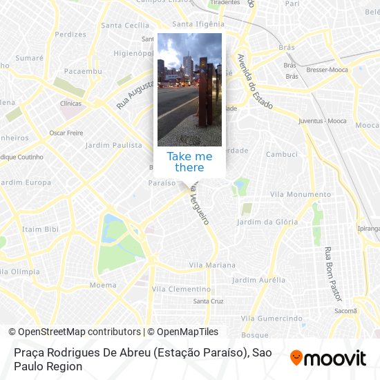 Praça Rodrigues De Abreu (Estação Paraíso) map