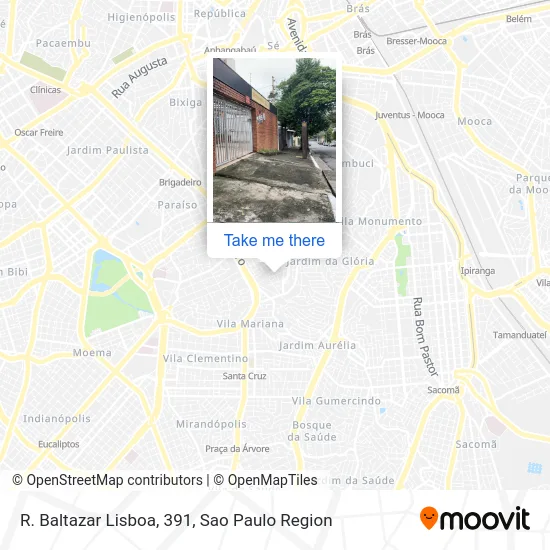 R. Baltazar Lisboa, 391 map