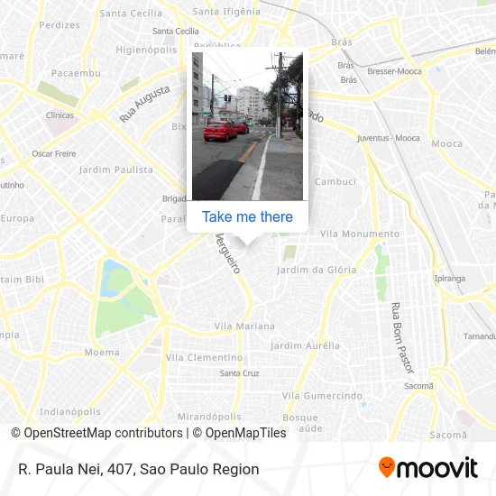 R. Paula Nei, 407 map